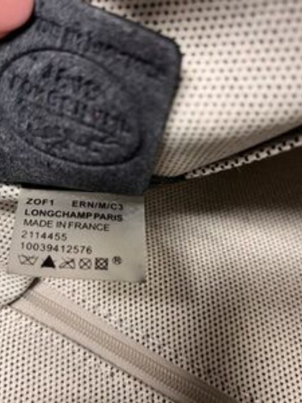 NWT Longchamp Le Roseau Women's Tote Bag Large Beige Handbag L Shoulder - Picture 6 of 10